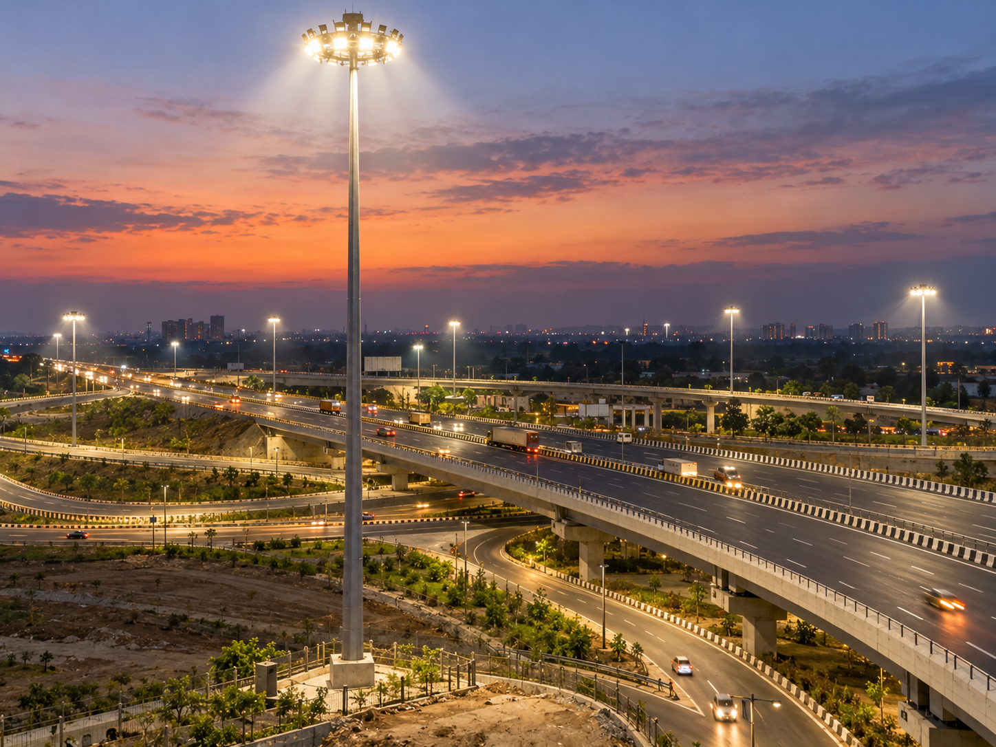 High Mast Pole manufacturer in Sitamarhi &mdash; Auroguard
