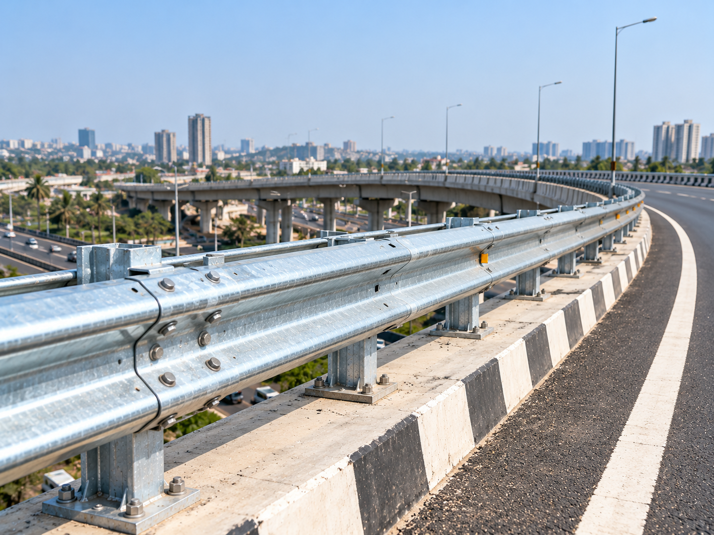 Metal Beam Crash Barrier manufacturer and supplier in Dakshina Kannada — view 2