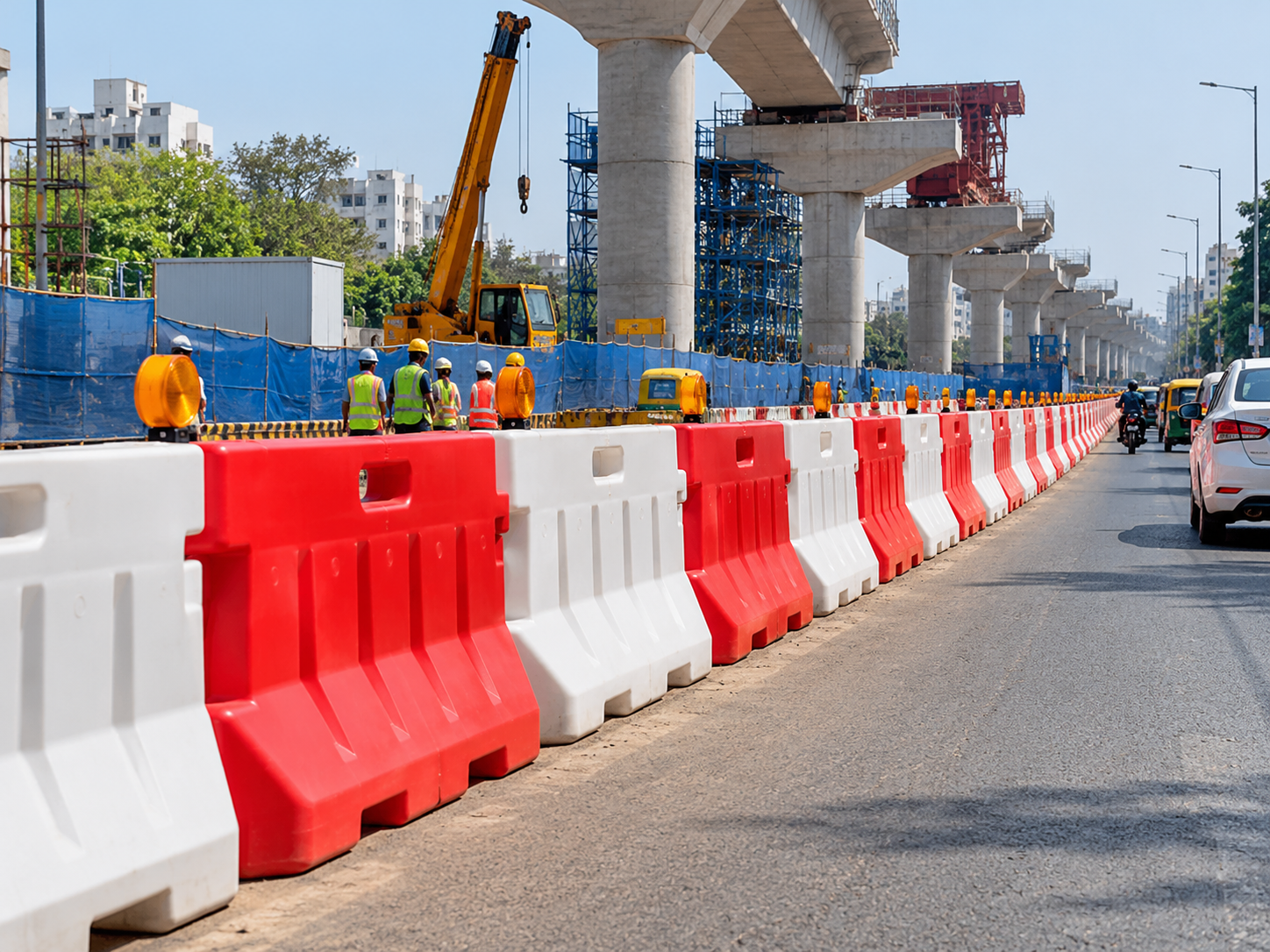 Water Road Barrier manufacturer in Rajnandgaon &mdash; Auroguard